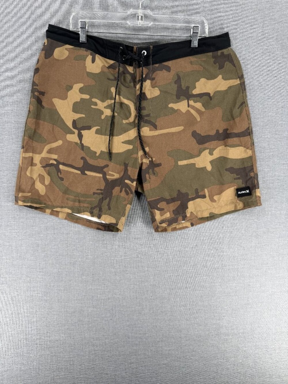 Hurley Phantom Hyperweave Max Woodland Board Shorts Mens 36 6" Camo Swim Trunks